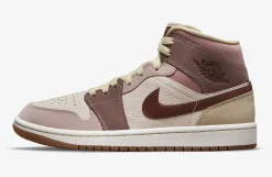 Air Jordan 1 Mid Dark Pony Smoky Mauve SKU-DO7440-821