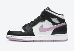 Air Jordan 1 Mid GS White Light Arctic Pink SKU-555112-103