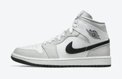 Air Jordan 1 Mid Grey Fog SKU-BQ6472-015