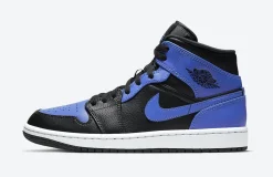 Air Jordan 1 Mid Hyper Royal SKU-554724-077