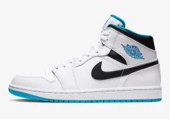 Air Jordan 1 Mid Laser Blue SKU-554724-141