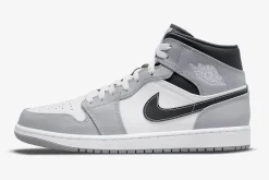 Air Jordan 1 Mid Light Smoke Grey SKU-554724-078