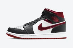 Air Jordan 1 Mid Metallic Red SKU-554724-122