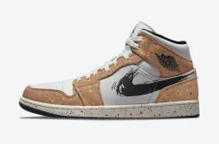 Air Jordan 1 Mid SE Brushstroke SKU-DA8005-100