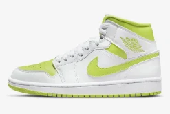 Air Jordan 1 Mid White Lime SKU-BQ6472-131
