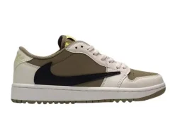 Travis Scott x Air Jordan 1 Low Golf Olive SKU-FZ3124-200