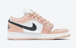 Air Jordan 1 Low GS Light Arctic Pink SKU-553560-800