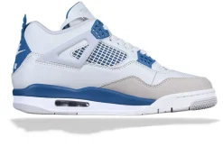 AIR JORDAN 4 RETRO MILITARY BLUE OFF-WHITE SKU-FV5029-141