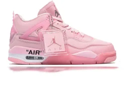 Air Jordan 4 Off White Rose Femme
