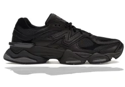New Balance 9060 Triple Black Leather SKU-U9060NRI