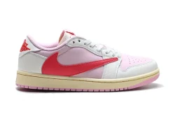 Air Jordan 1 Retro Low Travis Scott Sail Tropical Pink SKU-IQ7604-101