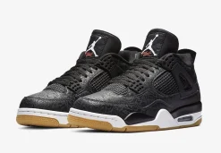 Air Jordan 4 Laser Zwart Gum SKU-CI2970-001(2)