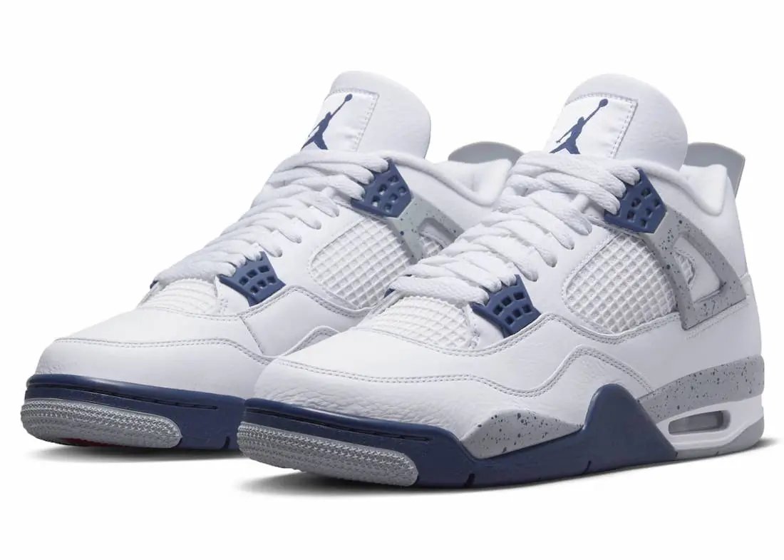 Air Jordan 4 Azul marino medianoche SKU-DH6927-140(4)