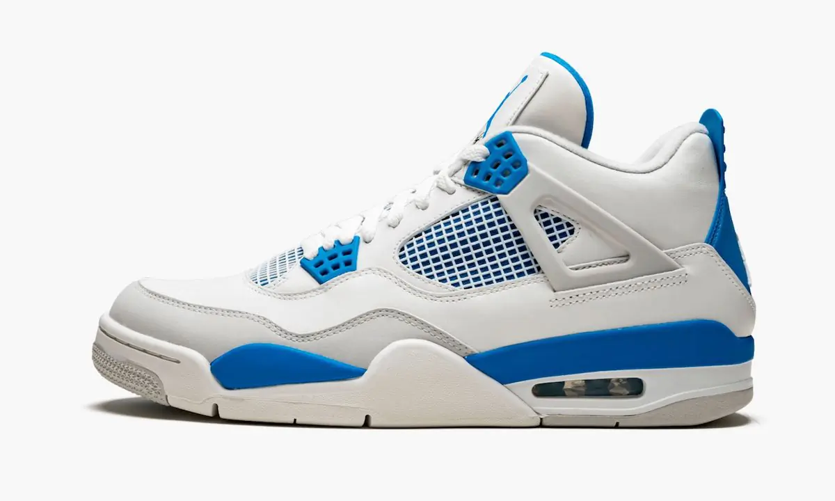 Air Jordan 4 Azul Militar SKU-308497-105(4)