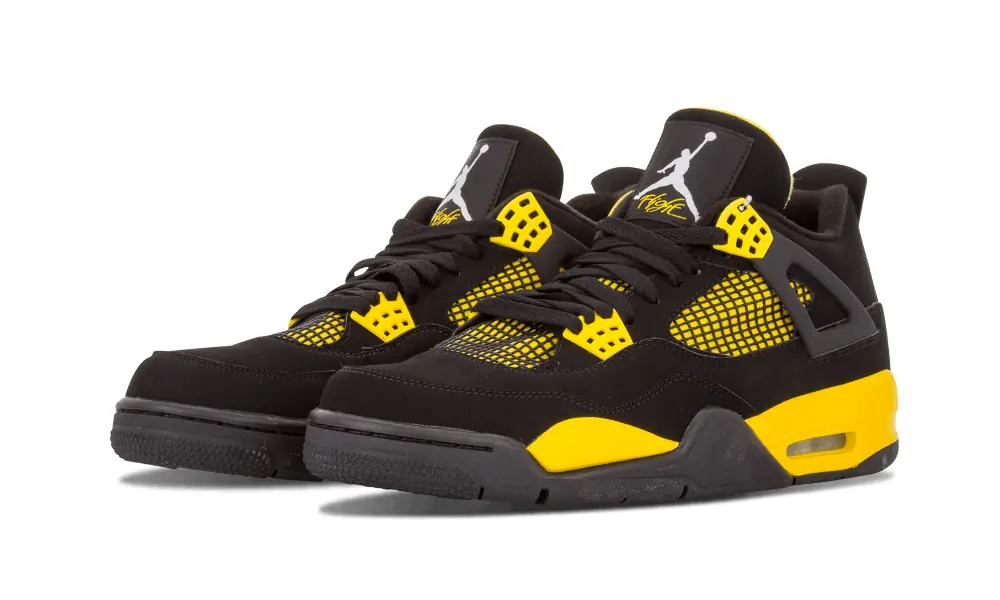 Air Jordan 4 Trovão Ouro SKU-308497-008(3)