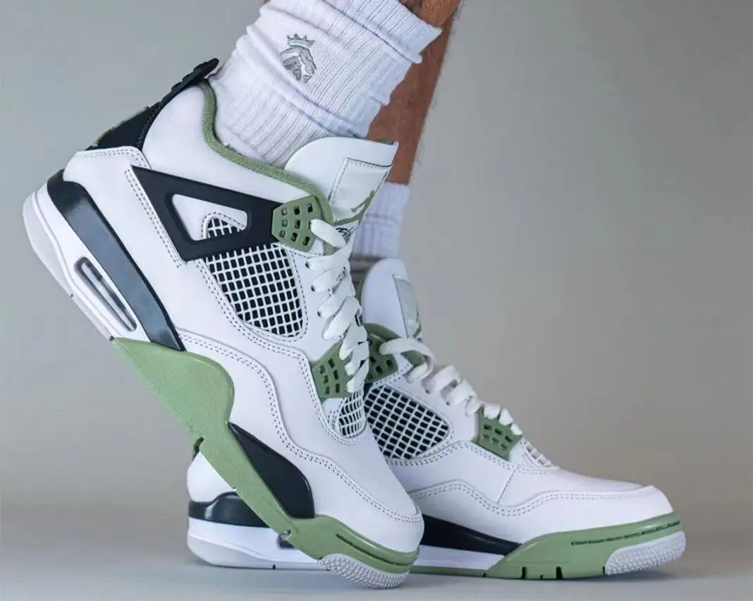 Air Jordan 4 WMNS Seafoam SKU-AQ9129-103(10)