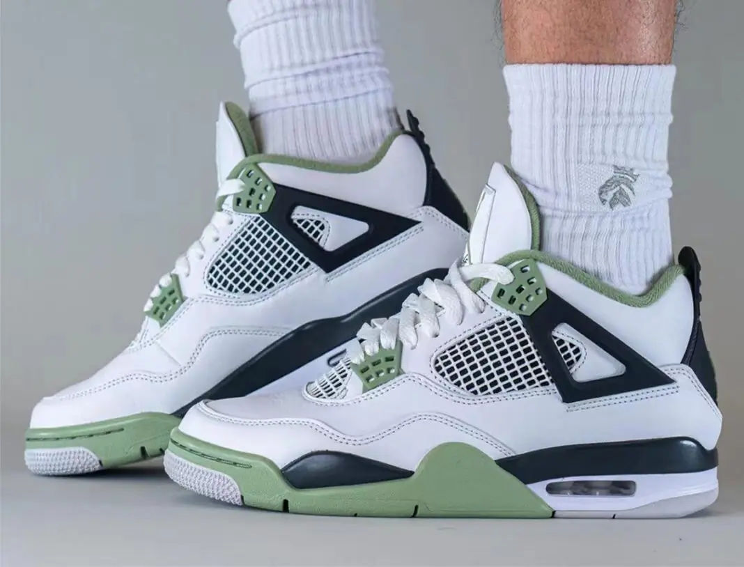 Air Jordan 4 WMNS Seafoam SKU-AQ9129-103(6)