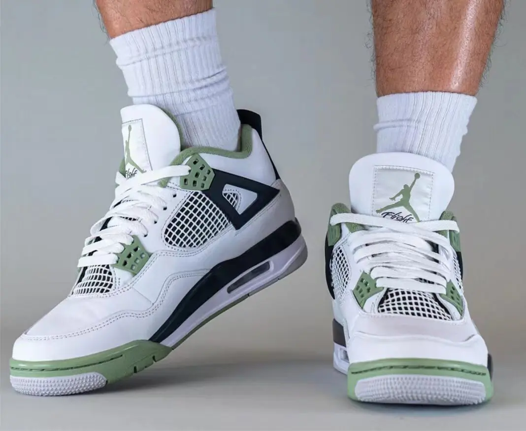 Air Jordan 4 WMNS Seafoam SKU-AQ9129-103(7)