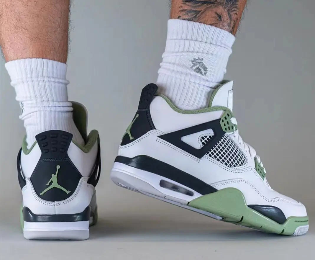 Air Jordan 4 WMNS Seafoam SKU-AQ9129-103(9)