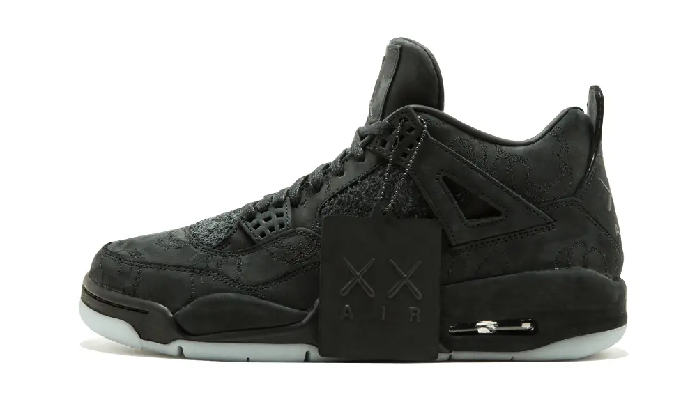 KAWS x Air Jordan 4 Noir SKU-930155-001(5)