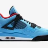 Travis Scott x Air Jordan 4 Houston Oilers SKU-308497-406