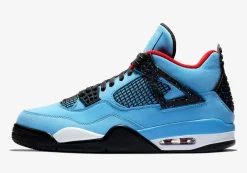 Travis Scott x Air Jordan 4 Houston Oilers SKU-308497-406(2)