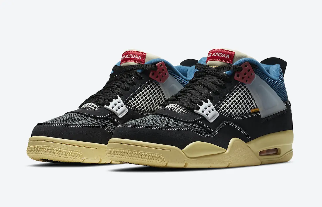 Union x Air Jordan 4 Cinza SKU-DC9533-001(1)