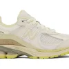 AURALEE x New Balance 2002R White Co Branded Light Yellow SKU-M2002RA1