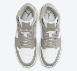 Air Jordan 1 Mid College Grey SKU-554724-082(3)