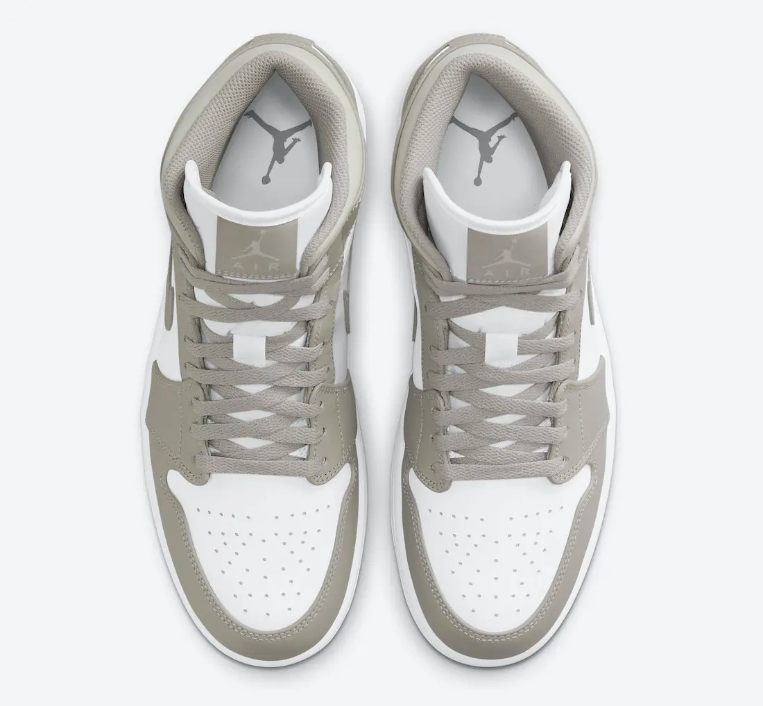 Air Jordan 1 Mid College Grey SKU-554724-082(3)