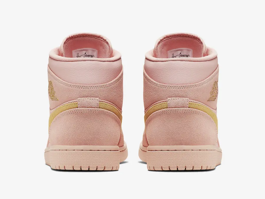 Air Jordan 1 Mid Coral Ouro SKU-852542-600(1)
