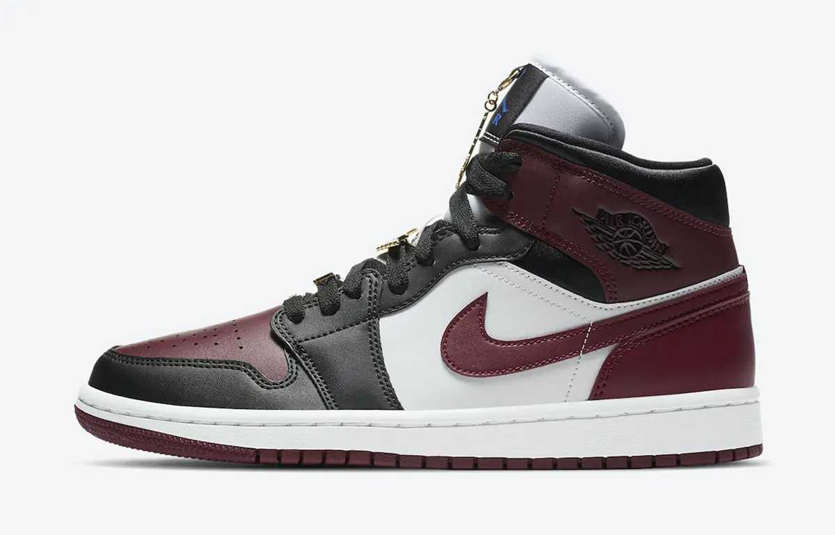 Air Jordan 1 Mid Dark Rode Biet Gouden Hanger SKU-CZ4385-016