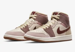 Air Jordan 1 Mid Dark Pony Malva ahumado SKU-DO7440-821(2)