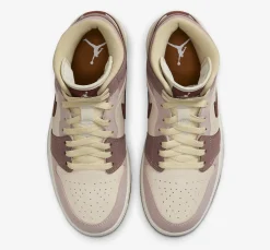 Air Jordan 1 Mid Dark Pony Malva ahumado SKU-DO7440-821(3)