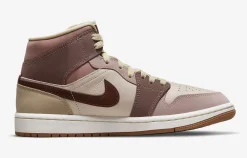 Air Jordan 1 Mid Dark Pony Malva ahumado SKU-DO7440-821(4)