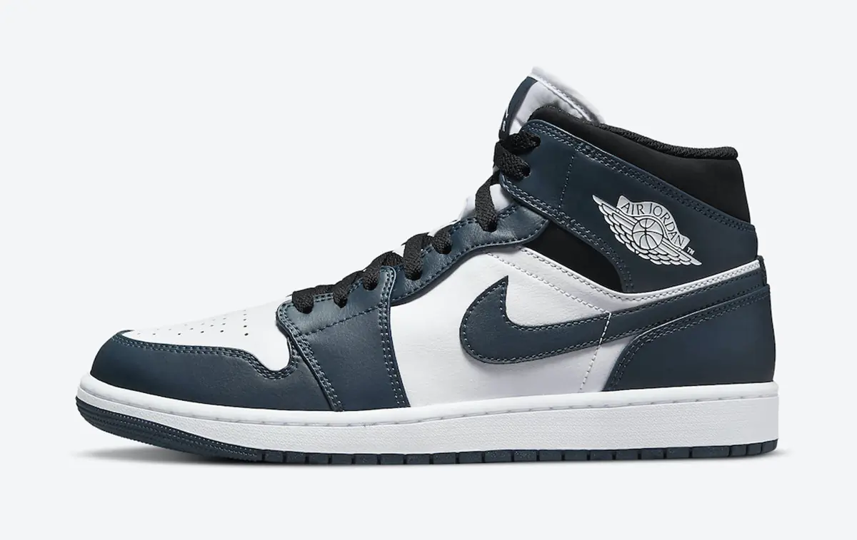 Air Jordan 1 Mid Teal scuro SKU-554724-41