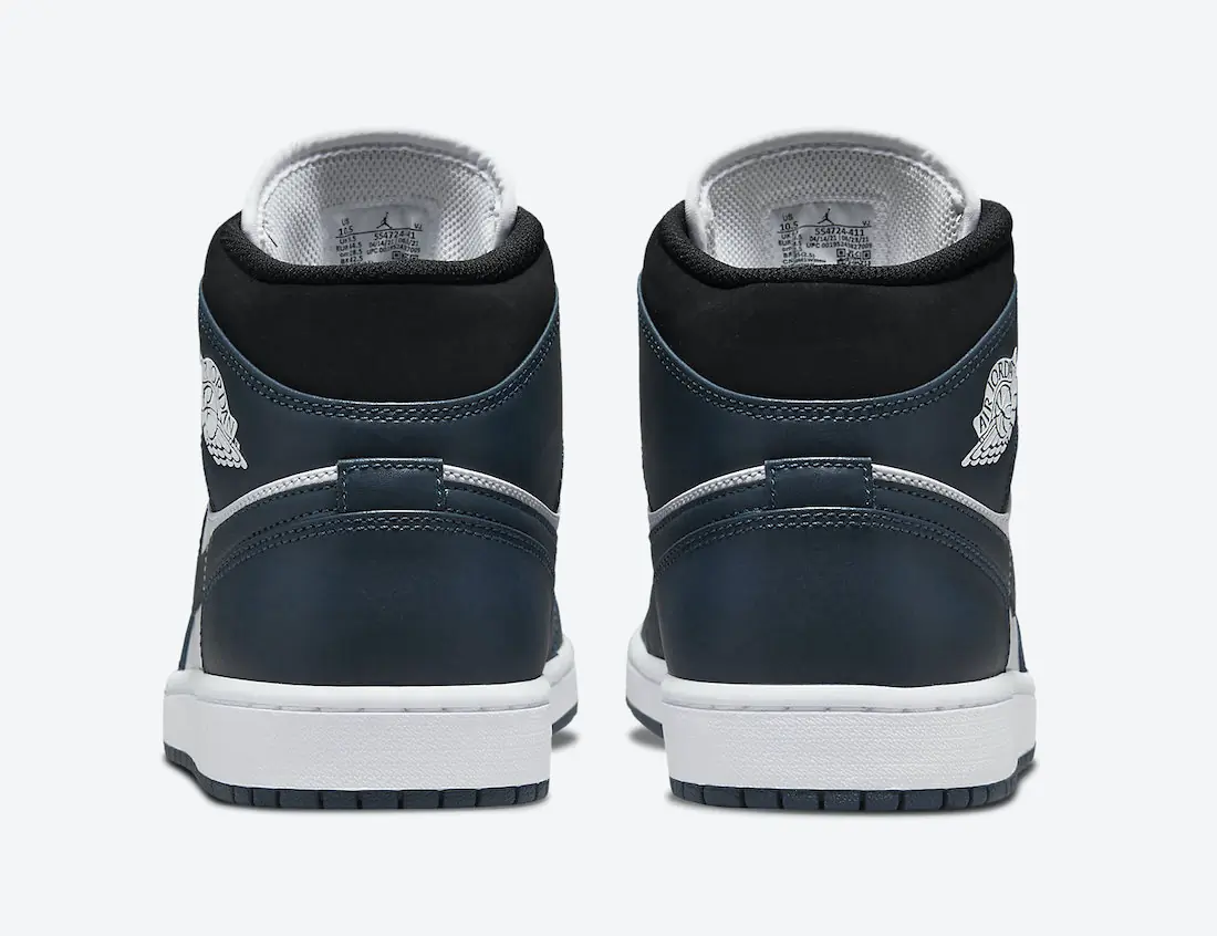 Air Jordan 1 Mid Teal scuro SKU-554724-41(1)