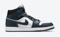 Air Jordan 1 Mid Teal scuro SKU-554724-41(4)