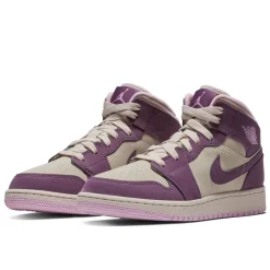 Air Jordan 1 Mid GS AJ1 Pro Púrpura SKU-555112-500(4)