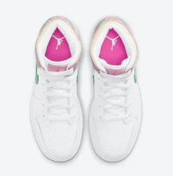Air Jordan 1 Mid GS Vernice Drip SKU-DD1666-100(3)
