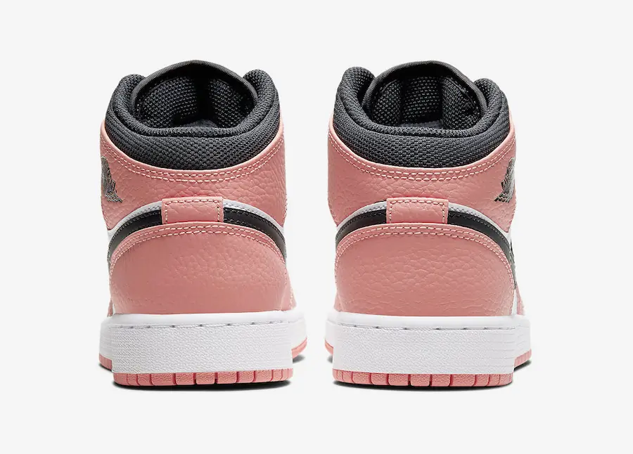 Air Jordan 1 Mid GS Quarzo Rosa SKU-555112-603(1)