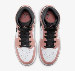 Air Jordan 1 Mid GS Quarzo Rosa SKU-555112-603(3)