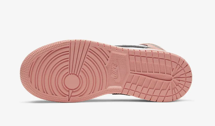 Air Jordan 1 Mid GS Quarzo Rosa SKU-555112-603(5)