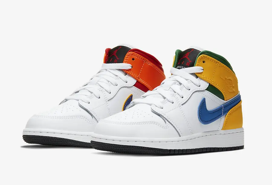Air Jordan 1 Mid GS Tres Turba SKU-554725-128(2)