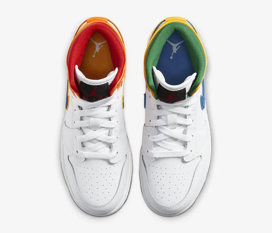 Air Jordan 1 Mid GS Tres Turba SKU-554725-128(3)