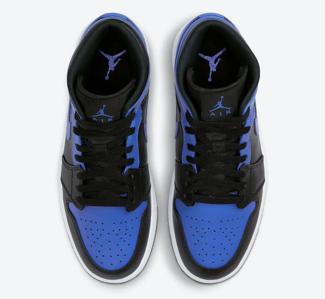 Air Jordan 1 Mid Hyper Royal SKU-554724-077(2)