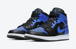 Air Jordan 1 Mid Hyper Royal SKU-554724-077(5)