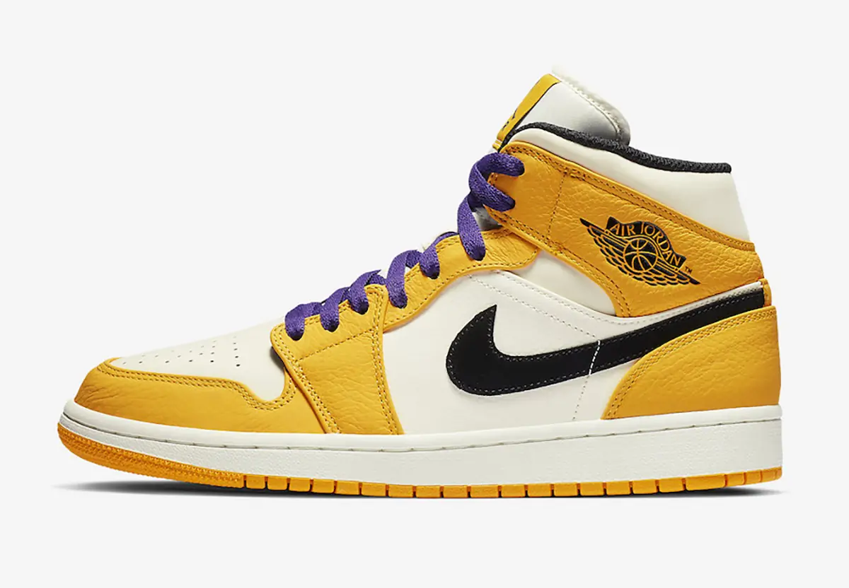 Air Jordan 1 Mid Lakers SKU-852542-700