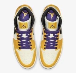 Air Jordan 1 Mid Lakers SKU-852542-700(3)