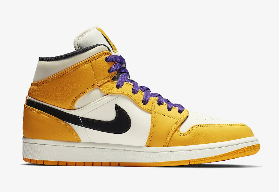 Air Jordan 1 Mid Lakers SKU-852542-700(4)